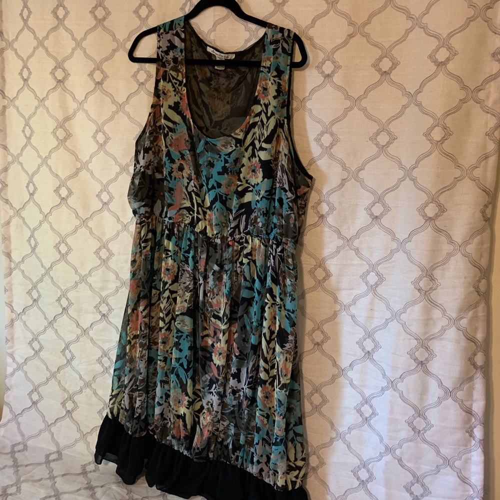 Chiffon Ruffle Dress